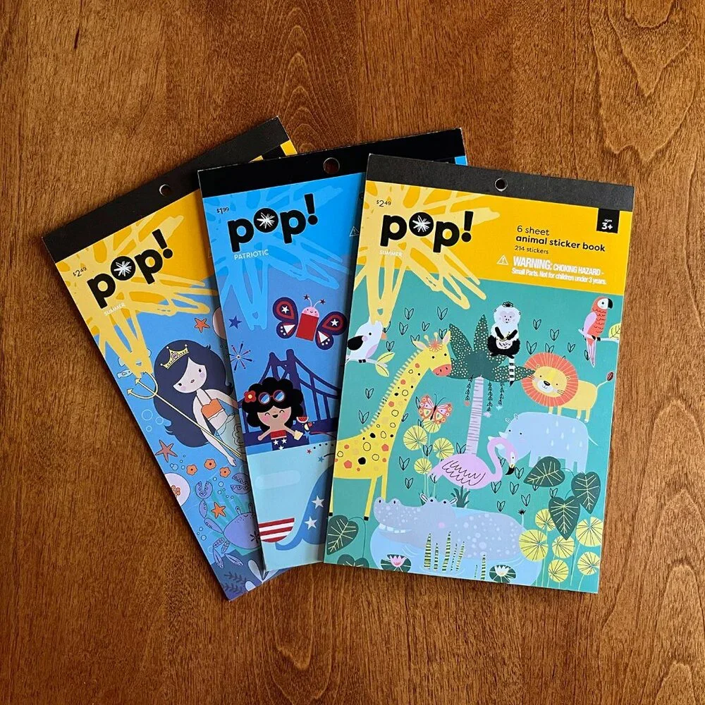 Joann Fabrics Pop! sticker books NWT
